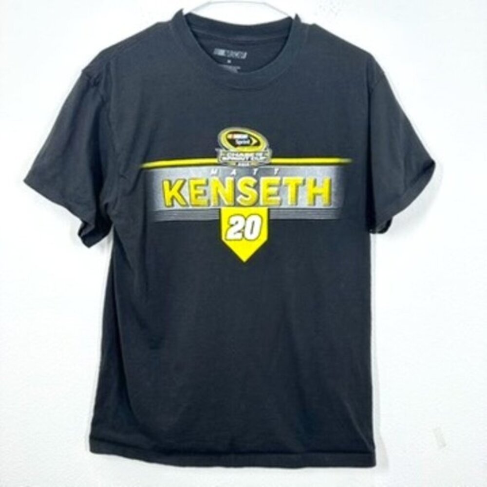 Nascar Black Graphic Tee Shirt Matt‎ Kenseth Dollar General Racing Tee Men's Med